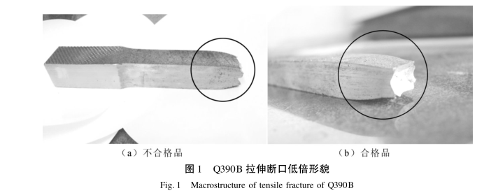 圖1-Q390B 拉伸斷口低倍形貌.png 圖1-Q390B 拉伸斷口低倍形貌.png
